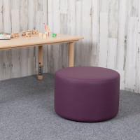 Flash Furniture ZB-FT-045R-12-PURPLE-GG Soft Seating Collaborative Circle for Classrooms and Daycares - 12